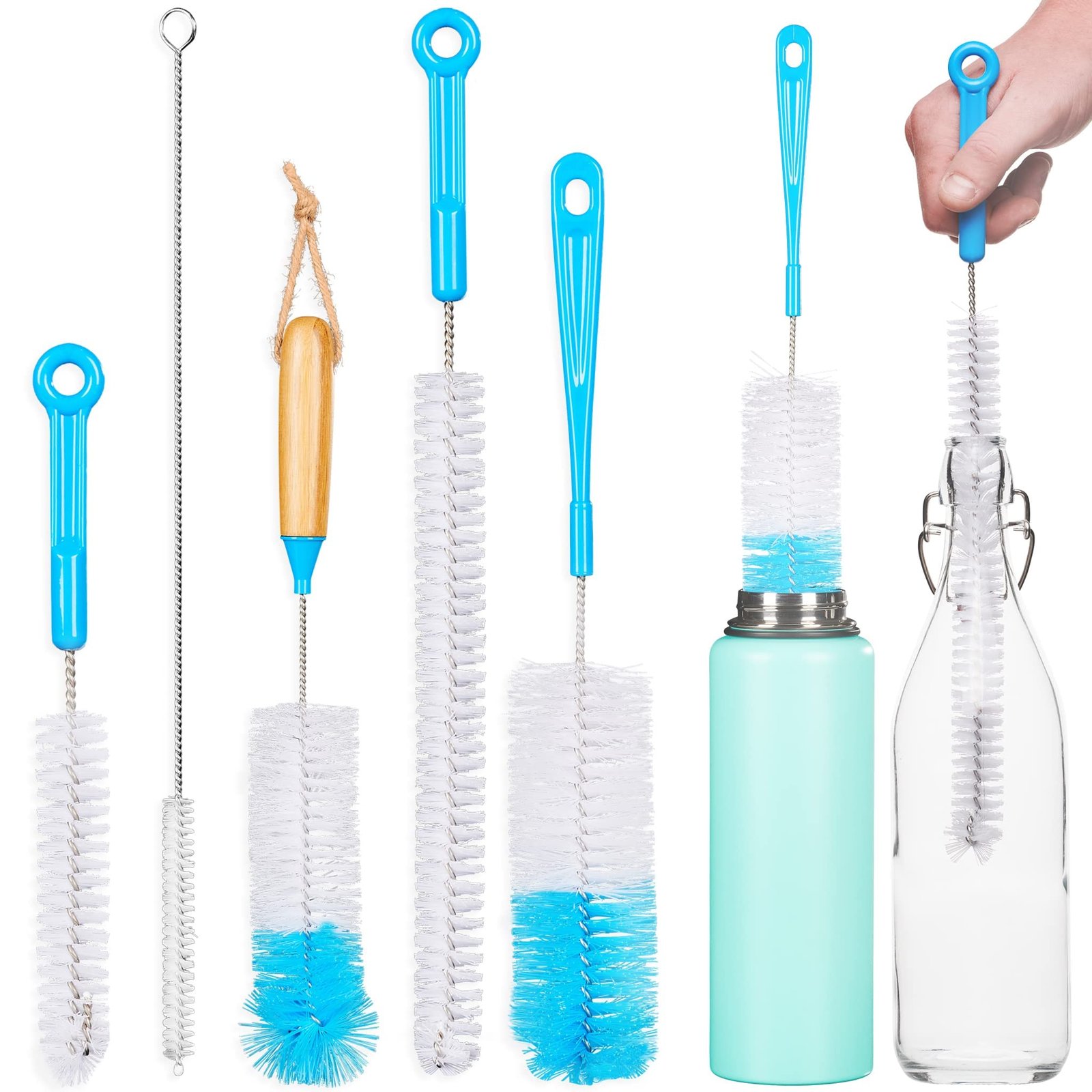 Version 1.0.0 Turbo Microfiber Bottle Brush Cleaner Pack - Image 1